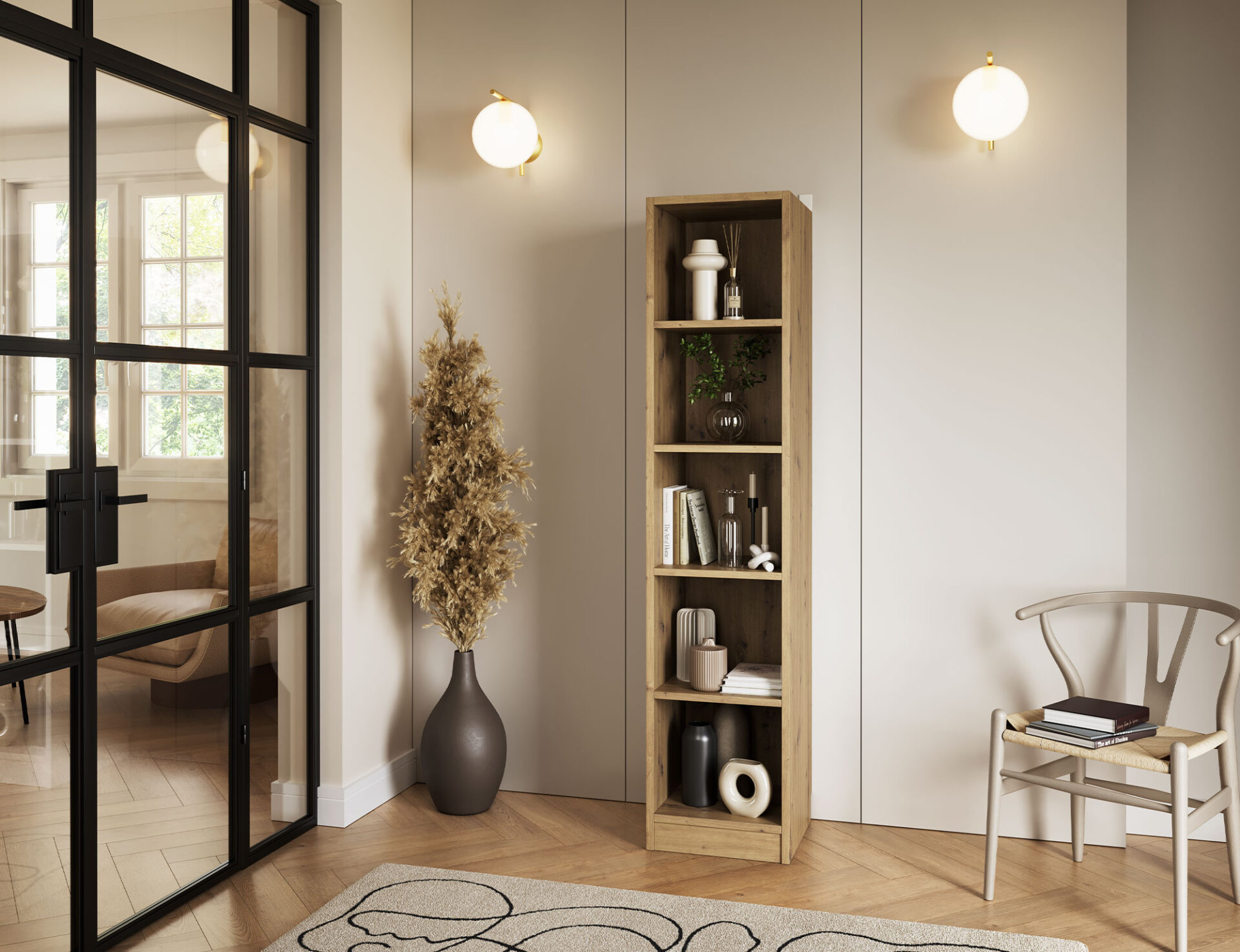 Ąžuolinė knygų lentyna „Craft Artisan“ — изображение 4