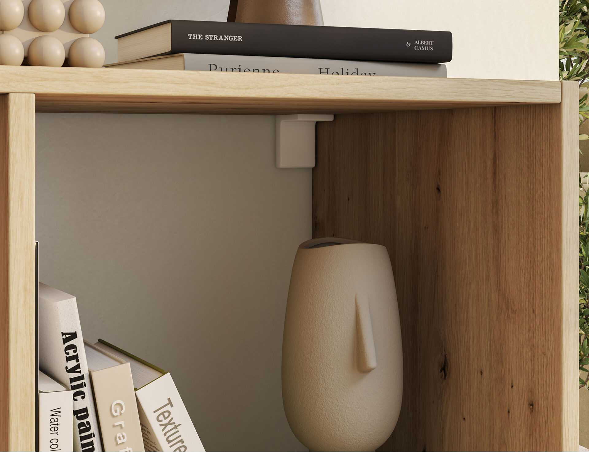 Jugis Artisan ąžuolo knygų spinta — изображение 5