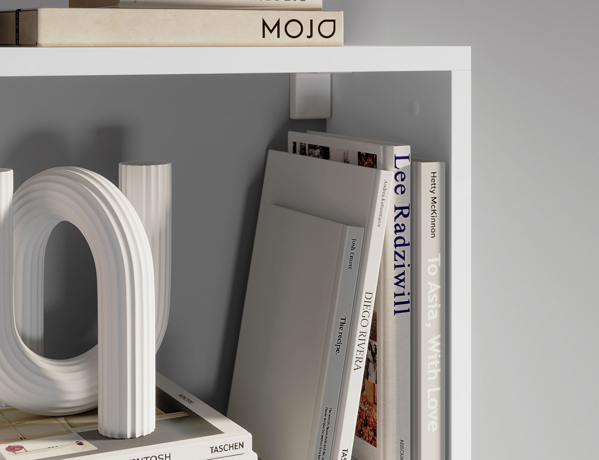 Evertti balta knygų lentyna - Paveikslėlis 5