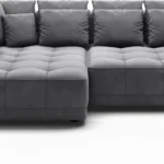 Tiga kairės pusės kampinė sofa su elektra valdoma sėdyne Gr1