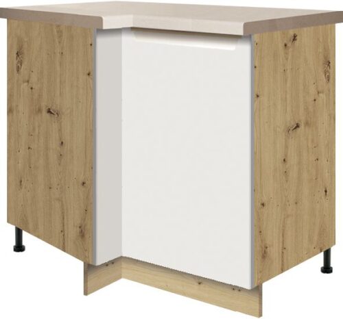 Apatinė kampinė spintelė 100/70 cm Glamour GLA-14DP