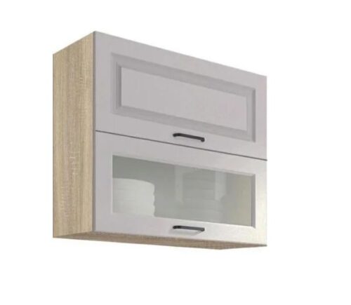 Viršutinė spintelė 80 cm vitrina Smart SC-41G congo