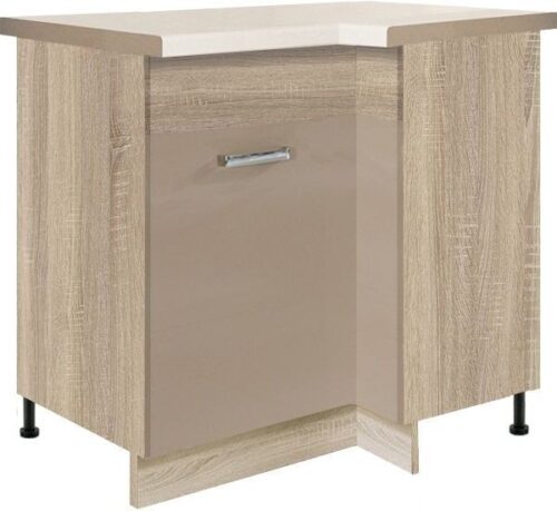 Apatinė kampinė spintelė 100/70 cm Premio PRE-15D kairė