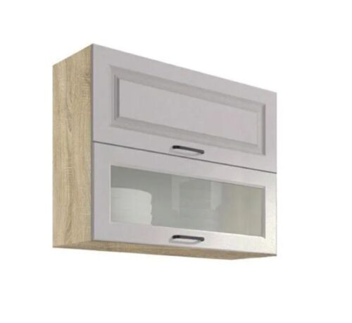 Viršutinė spintelė 90 cm vitrina Smart SC-42G congo