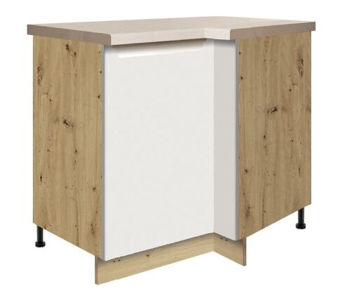 Apatinė kampinė spintelė 100/70 cm Glamour GLA-15DL