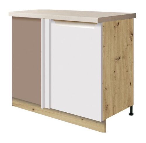 Apatinė kampinė spintelė 110/60 cm Glamour GLA-25DP