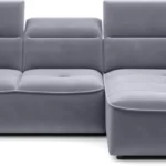 „Murillo Mini“ dešininė kampinė sofa su elektra reguliuojamu sėdynės gyliu Gr1