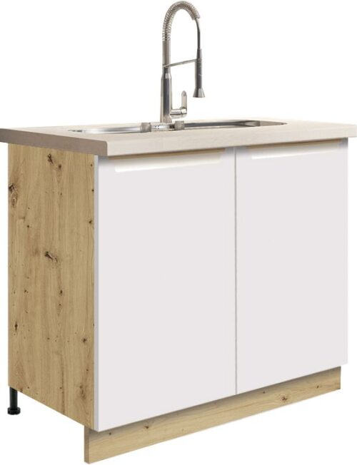 Apatinė kriauklės spintelė 90 cm Glamour GLA-13D