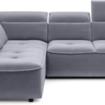 „Murillo L“ kairinė kampinė sofa su elektra reguliuojamu sėdynės gyliu Gr1