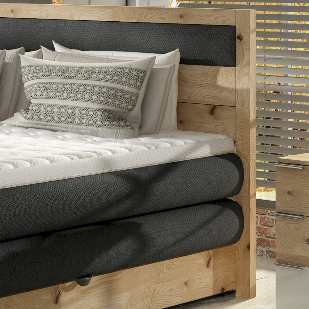 Kontinentinė lova su daiktadėže Diori 160x200 Gr1 - Paveikslėlis 5