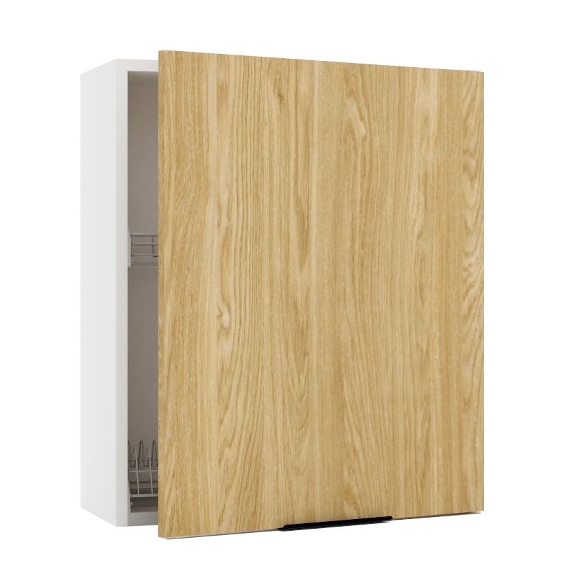 Viršutinė spintelė 60 cm su džiovykle Sonja W60SU ALU R/L