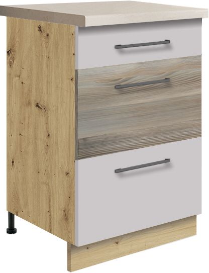 Apatinė spintelė su stalčiais 50 cm Infinity INF-9D