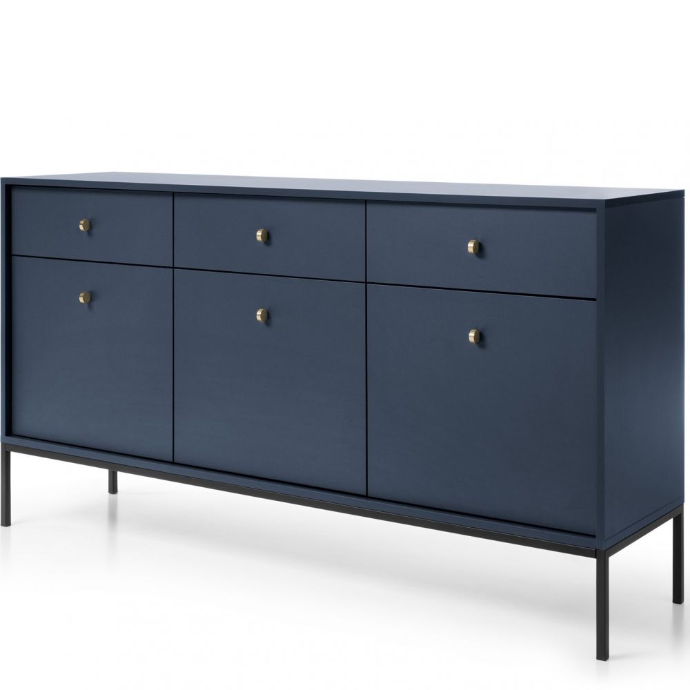 Tamsiai mėlyna Mono MKSZ154 komoda