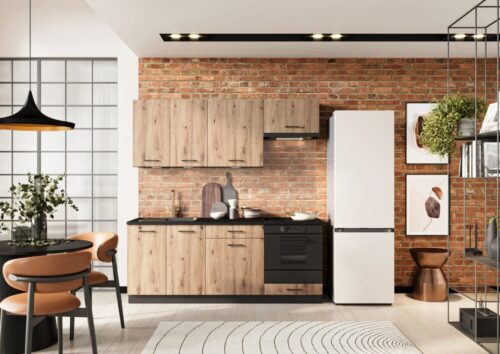 Virtuvės baldų komplektas 200 cm Anika virtuvė