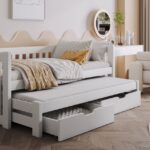 FILIP jaunimo išskleidžiama lova dviems asmenims 80x181 cm