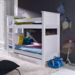 CASIMIR dviaukštė lova su stalčiais dviem asmenims 90x200 cm