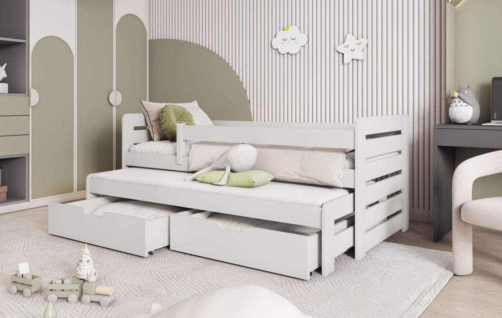 TOMASZ II jaunimo išskleidžiama lova 2 asmenims 90x200 cm - Paveikslėlis 2