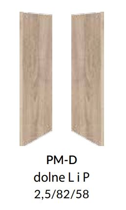 Apatinė šoninė dengiamoji plokštė 82 cm