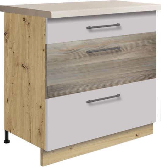 Apatinė spintelė su stalčiais 80 cm Infinity INF-22D