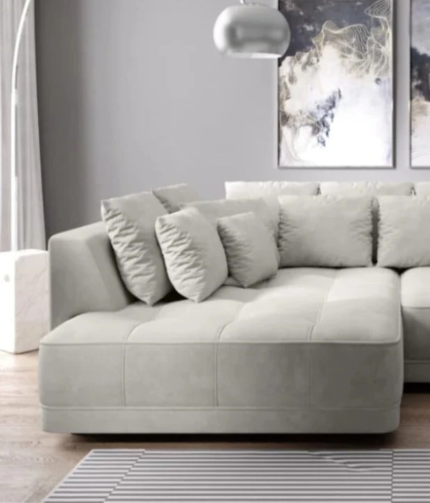 „Tigabox“ kairės pusės kampinė sofa su elektra ištraukiama sėdyne ir patalynės dėže Gr1 - Paveikslėlis 3