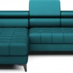 Baggio kairinė kampinė sofa su elektra ištraukiama sėdyne ir patalynės dėže Gr1