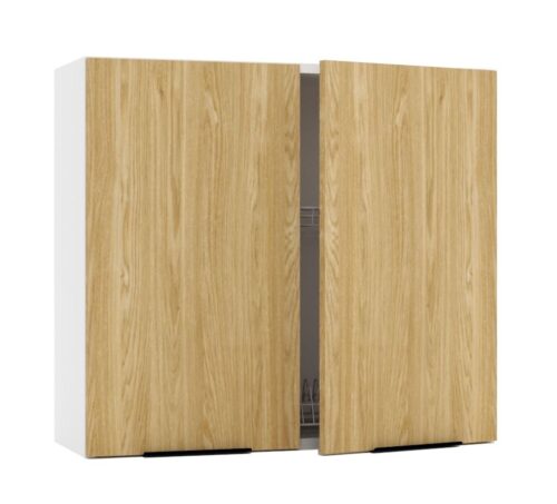 Viršutinė spintelė 80 cm su džiovykle Sonja W80SU ALU