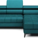 Baggio dešininė kampinė sofa su elektra ištraukiama sėdyne ir patalynės dėže Gr1