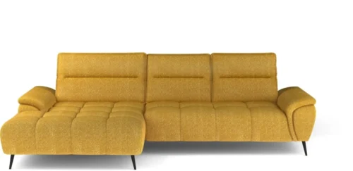 Montana Mini kairinė kampinė sofa su elektra reguliuojamu sėdynės gyliu Gr1