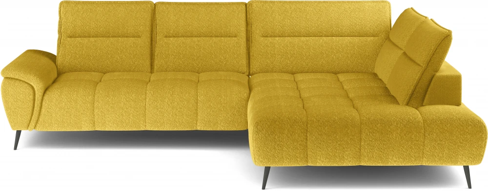 Montana L dešininė kampinė sofa su elektra reguliuojamu sėdynės gyliu Gr1