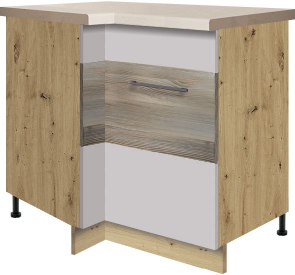 Apatinė kampinė spintelė 100/70 cm Infinity INF-14DP