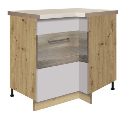 Apatinė kampinė spintelė 100/70 cm Infinity INF-15DL