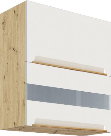 Viršutinė spintelė 60 cm Glamour vitrina GLA-40G