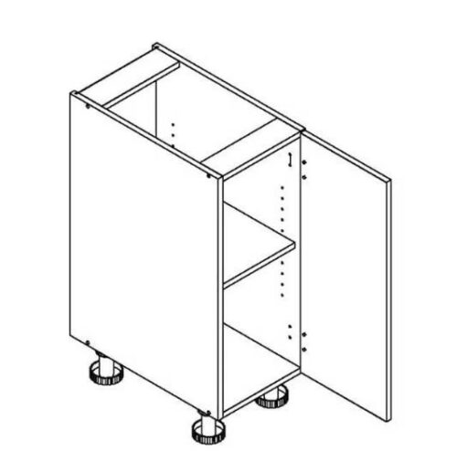 Apatinė spintelė 30 cm D30P/L Nina
