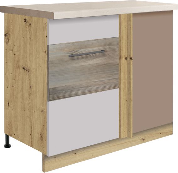 Apatinė kampinė spintelė 110/60 cm Infinity INF-24DL