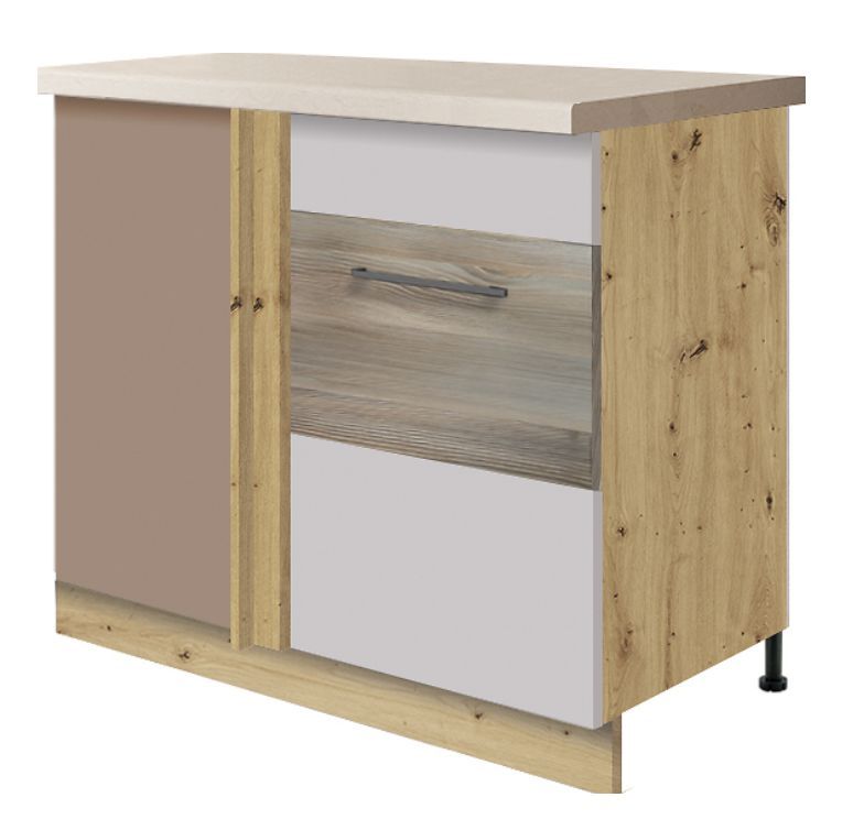 Apatinė kampinė spintelė 110/60 cm Infinity INF-25DP