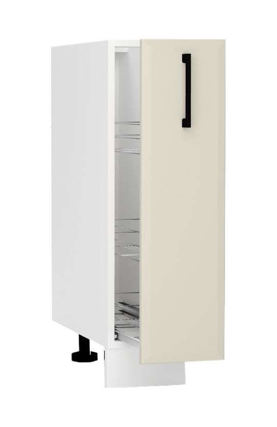 Apatinė spintelė 20 cm cargo D20 su krepšeliu ir švelniu uždarymu Irma