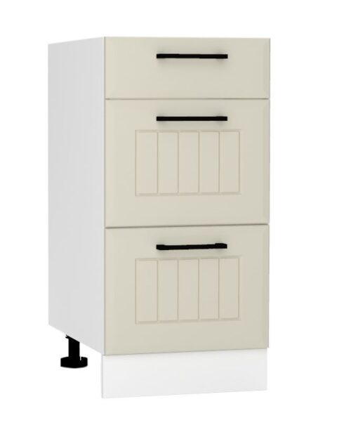 40 cm apatinė spintelė su stalčiais D40S/3 Irma