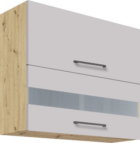 Viršutinė spintelė 80 cm pakreipiama vitrina Infinity INF-41G