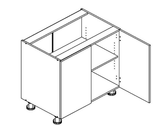 Apatinė spintelė 80 cm D80 Nina