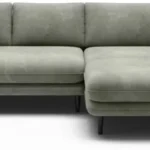 „Solano“ dešininė kampinė sofa su DL miegojimo funkcija ir Gr1 patalynės dėže