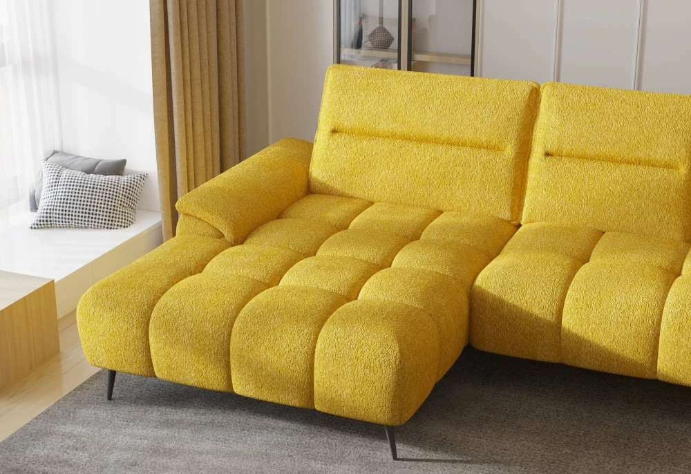 Montana XL dešininė kampinė sofa su elektra reguliuojamu sėdynės gyliu Gr1 - Paveikslėlis 2