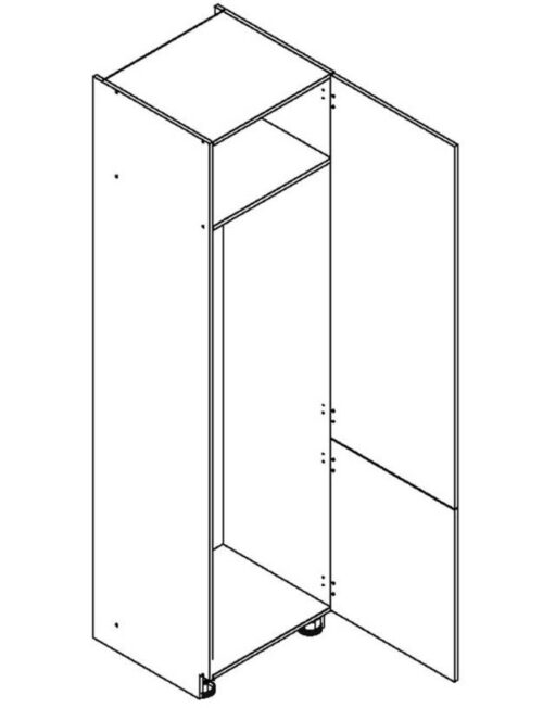 60 cm koloninė spintelė su įmontuojamu šaldytuvu D60LO/2133 P/L 2 FR Nina
