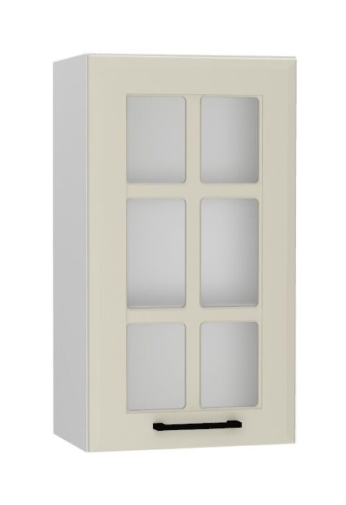 Viršutinė spintelė 40 cm vitrina WS40 P/L Irma