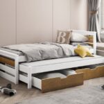 CALWIN jaunimo išskleidžiama lova dviem asmenims 90x200 cm