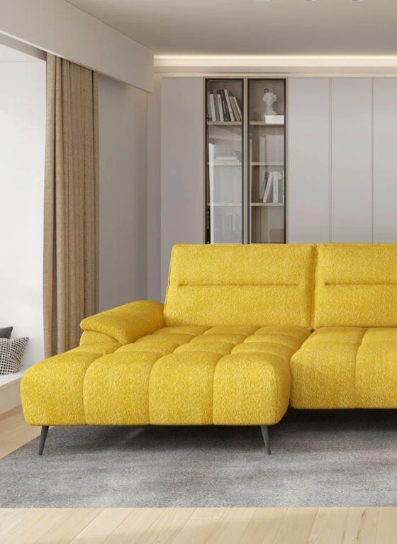 Montana XL dešininė kampinė sofa su elektra reguliuojamu sėdynės gyliu Gr1 - Paveikslėlis 5