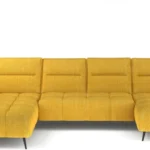 Montana XL kairinė kampinė sofa su elektra reguliuojamu sėdynės gyliu Gr1