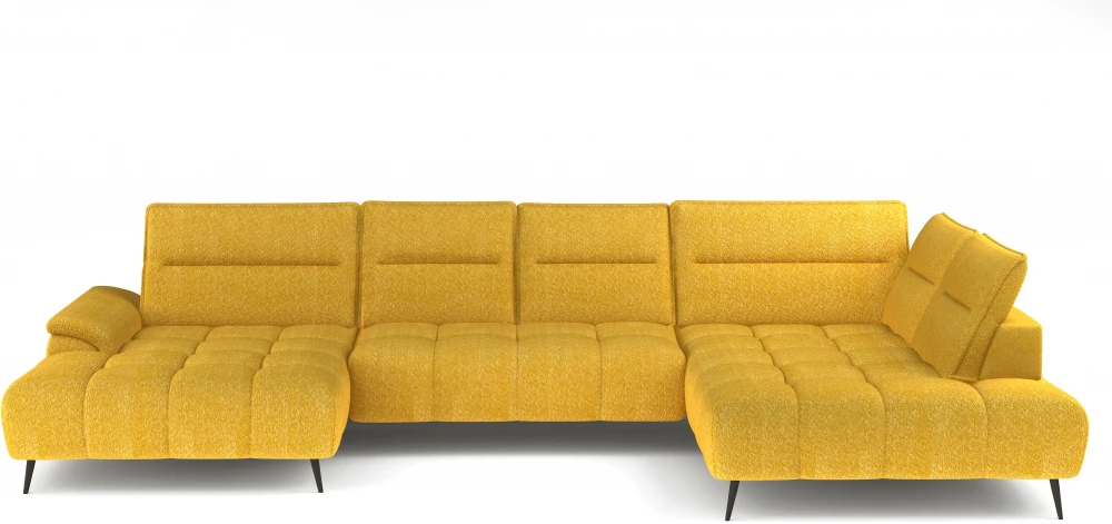 Montana XL dešininė kampinė sofa su elektra reguliuojamu sėdynės gyliu Gr1