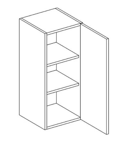 Sieninė spintelė 30 cm P30 R/K Nina