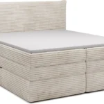 Kontinentinė lova 140 Amber su daiktadėže Gr1