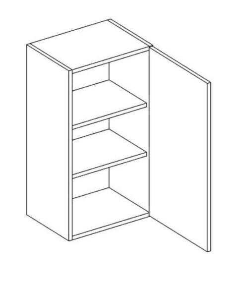 Sieninė spintelė 40 cm W40 P/L Nina